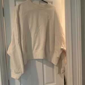 NIKE PASTEL YELLOW SWEATSHIRT SIZE LARGE